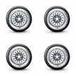 Pack de 4 Jantes + pneus 17