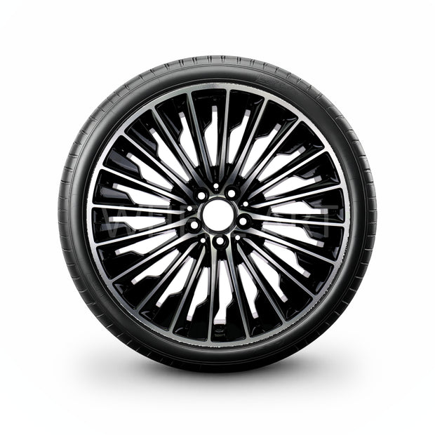 Pack de 4 Jantes + pneus 18" Mercedes B-Class W246 / CLA C117 — Roue montée avec jante et pneu