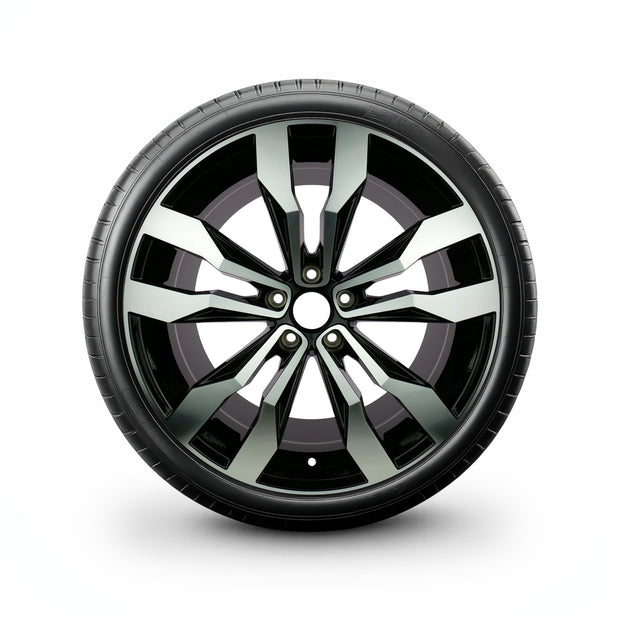 Pack de 4 Jantes + pneus 19" Volkswagen Passat B8 B9 — Roue montée avec jante et pneu