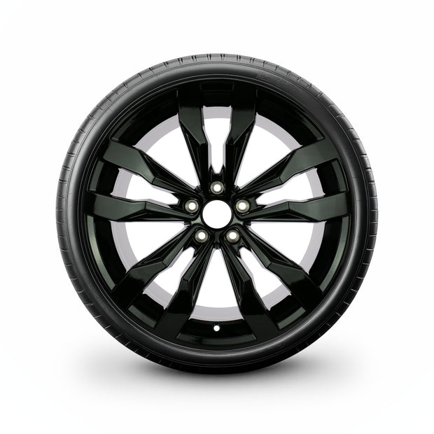 Pack de 4 Jantes + pneus 19" Volkswagen CC 1 / Passat B7 — Roue montée avec jante et pneu
