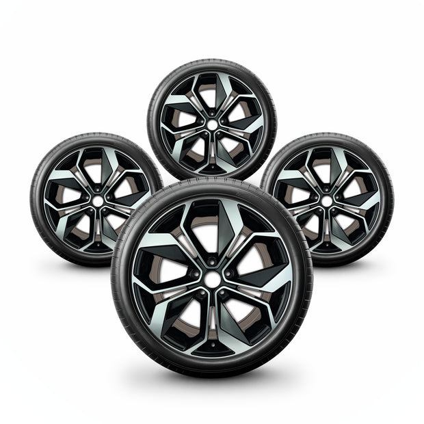 Pack de 4 Jantes + pneus 17" Renault Laguna III X91 Facelift — vue principale