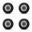 Pack de 4 Jantes + pneus 17