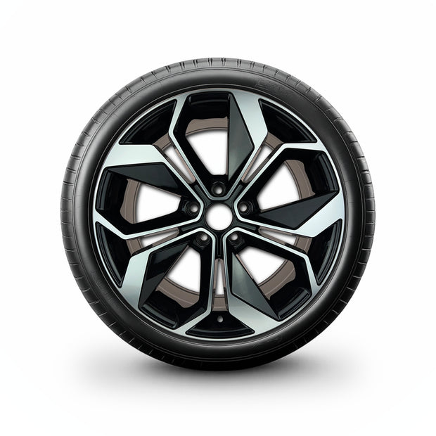 Pack de 4 Jantes + pneus 17" Renault Talisman I I Facelift — Roue montée avec jante et pneu