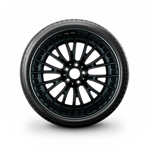 Pack de 4 Jantes + pneus 19" Mercedes E-Class W213 / E-Class Cabriolet A238 / E-Class Coupé C238 — Roue montée avec jante et pneu