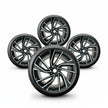 Pack de 4 Jantes + pneus 19