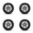 Pack de 4 Jantes + pneus 19