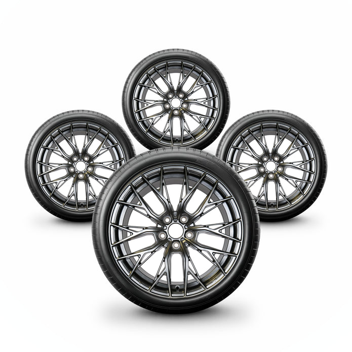 Pack de 4 Jantes + pneus 18" Audi A8 D4 D5 — vue principale