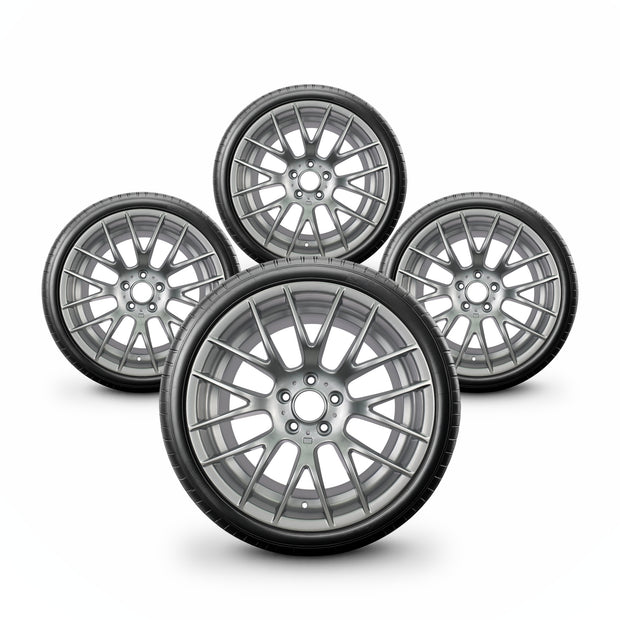 Pack de 4 Jantes + pneus 18" BMW Série 3 E46 — vue principale