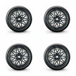 Pack de 4 Jantes + pneus 19
