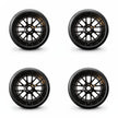 Pack de 4 Jantes + pneus 19