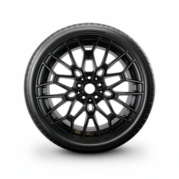 Pack de 4 Jantes + pneus 19" BMW Série 5 F10/F11/F07 / Série 6 F12/F13/F06 — Roue montée avec jante et pneu