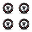 Pack de 4 Jantes + pneus 18