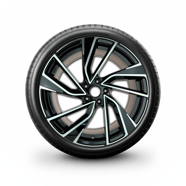 Pack de 4 Jantes + pneus 19" CUPRA Terramar KM — Roue montée avec jante et pneu