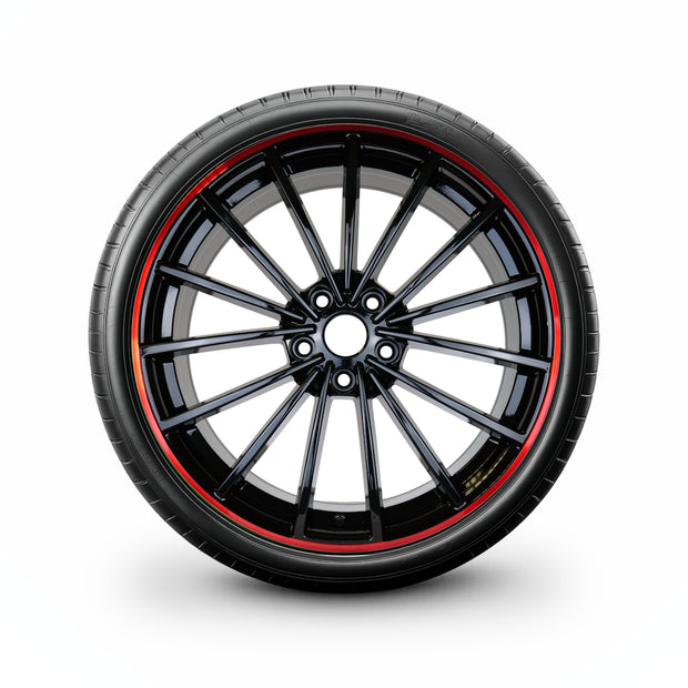 Pack de 4 Jantes + pneus 19" Volkswagen CC 1 — Roue montée avec jante et pneu