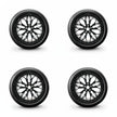 Pack de 4 Jantes + pneus 19