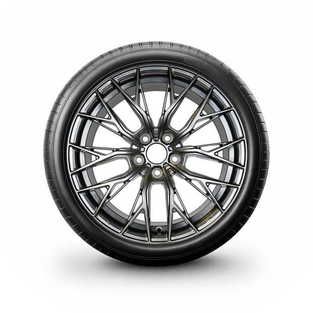 Pack de 4 Jantes + pneus 18" CUPRA Terramar KM — Roue montée avec jante et pneu