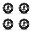 Pack de 4 Jantes + pneus 19