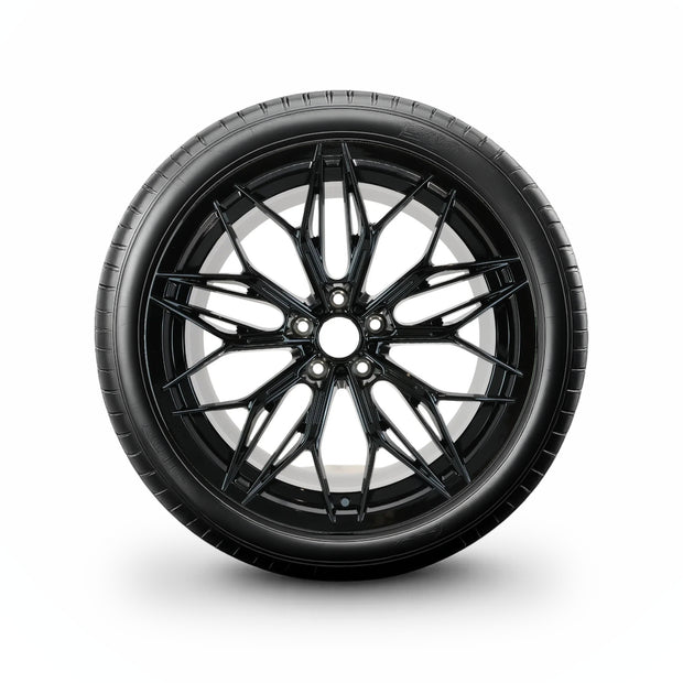 Pack de 4 Jantes + pneus 19" CUPRA Tavascan ME — Roue montée avec jante et pneu