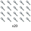 Lot de 20 Boulons de roue  M12 x 1.25 40mm