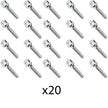 Lot de 20 Boulons de roue  M12 x 1.50 50mm