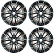 Lot de 4 Jantes Alu 19 19181-0102