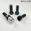 Lot de 4 + 1 Antivols de roue  M14 x 1.25 28mm