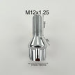 Lot de 4 + 1 Antivols de roue  M12 x 1.25 28mm
